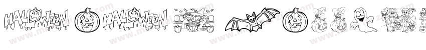 Baby Halloween字体转换